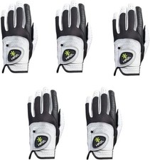 HIRZL Men's Golf Gloves - Trust Control 2.0, Leather, Ultimate Grip, Pack of 5
