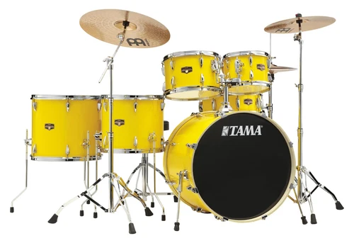 Tama IP62H6W-ELY Imperialstar Drumkit Electric Yellow  Schlagzeug Becken Ständer