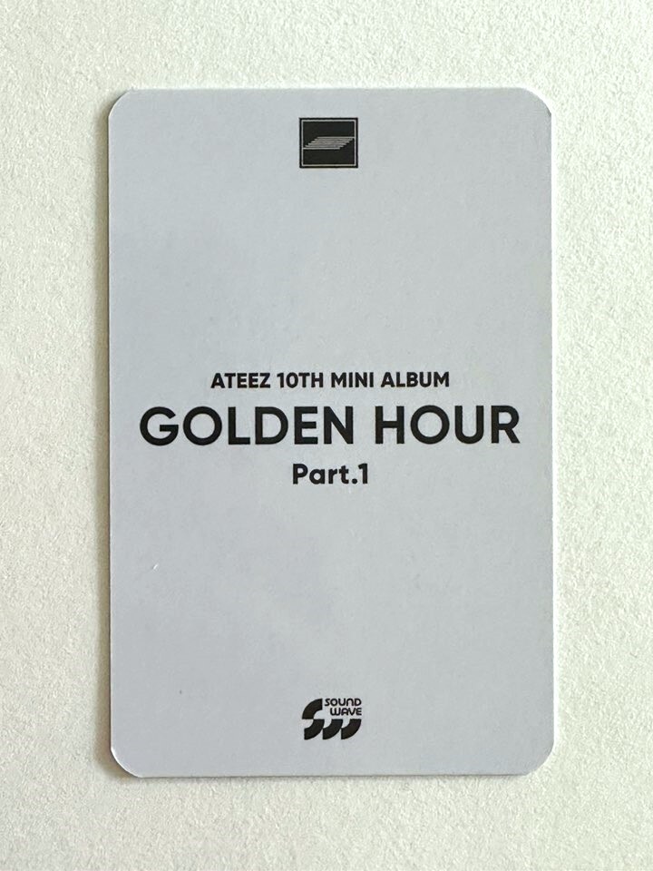 ATEEZ [ GOLDEN HOUR : Part.1 ] Soundwave Lucky Draw 1st 2ND POB