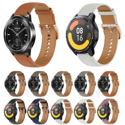Für Xiaomi Watch S3 / S1 / S1 Active / S1 Pro / 2 / 2 Pro Echtes Leder armband