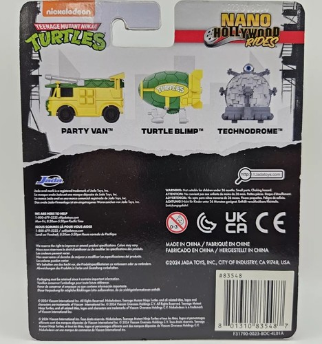 New In Package Jada Teenage Mutant Ninja Turtles TMNT Nano Hollywood Rides NV-14 - Picture 4 of 6