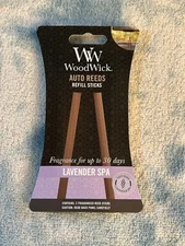 Woodwick by Yankee Candle Auto Reeds Refill Sticks Lavender SPA  Air Freshener