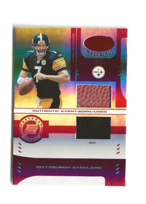 2004 Leaf Certified Ben Roethlisberger Mirror Red Ball Jersey RC 064/150 
