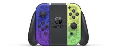 Nintendo Switch Splatoon 2 Neon Pink/Neon Green Handheld System