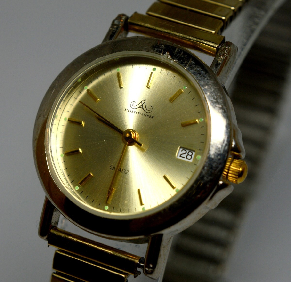 【西ドイツ】Meister Anker社 アンティーク 置時計 ゴールド 美品 VINTAGE MEISTER-ANKER GERMANY LADIES QUARTZ WATCH | eBay