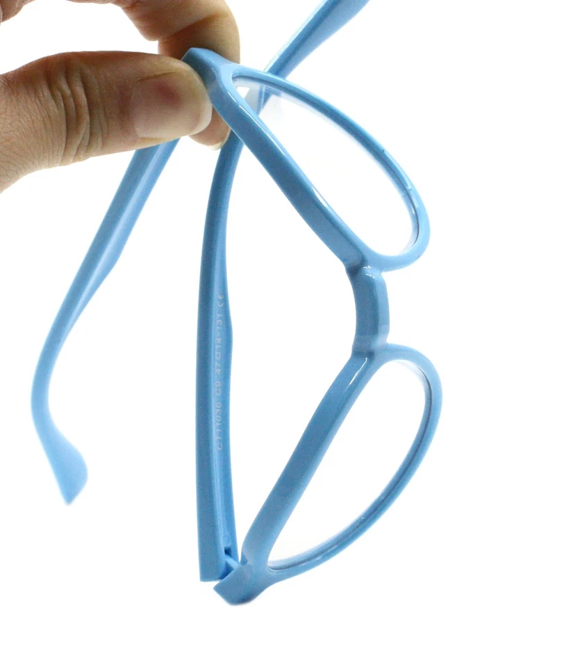 Kid's Blue Light Blocker Glasses Soft Flexible Panto Frame Girls Boys UV - Image 4 of 4