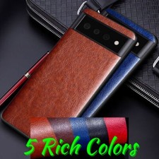 Xcellence Luxury PU Leather Skin with Soft TPU and Hard Case for Google Pixel 6A