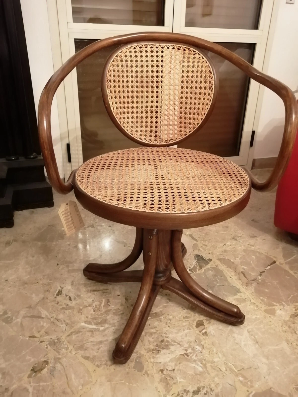 Poltroncina Girevole Italcomma Thonet Radomsko zpm - Foto 1 di 1