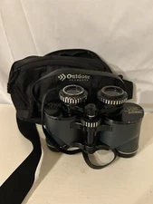 Vintage TASCO 7x35 Model 116 Feather Weight BINOCULARS Extra WIDE ANGLE w/ CASE