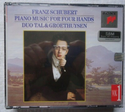 Franz Schubert: Piano Music for Four Hands, Vol. 1 (CD, Jun-1994, 2 Discs, SBM