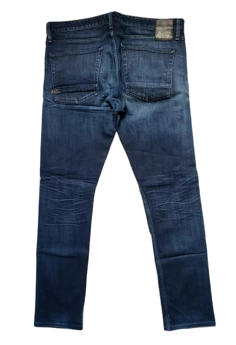 Festival Antarktis Bordenden Denham Men&#039;s Razor Slim Fit Indigo Jeans Size 38x34 | eBay