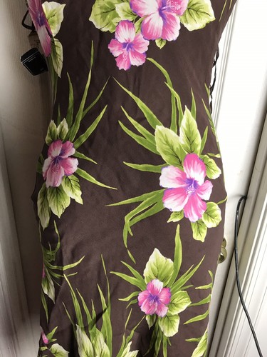 NWT $149 Jones New York Signature Silk Floral Dress - Sleeveless Plus Size 16W . - Picture 6 of 12
