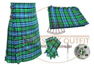 #ad #ad Scottish traditional 8 yard Campbell Ancient tartan Kilt amp; Accessories for Men#x27;s $74.00