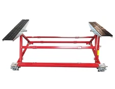 2T Car Tilting Lift Dual Workbench Car Hoist for Auto Repair Height 5.9-22.8''