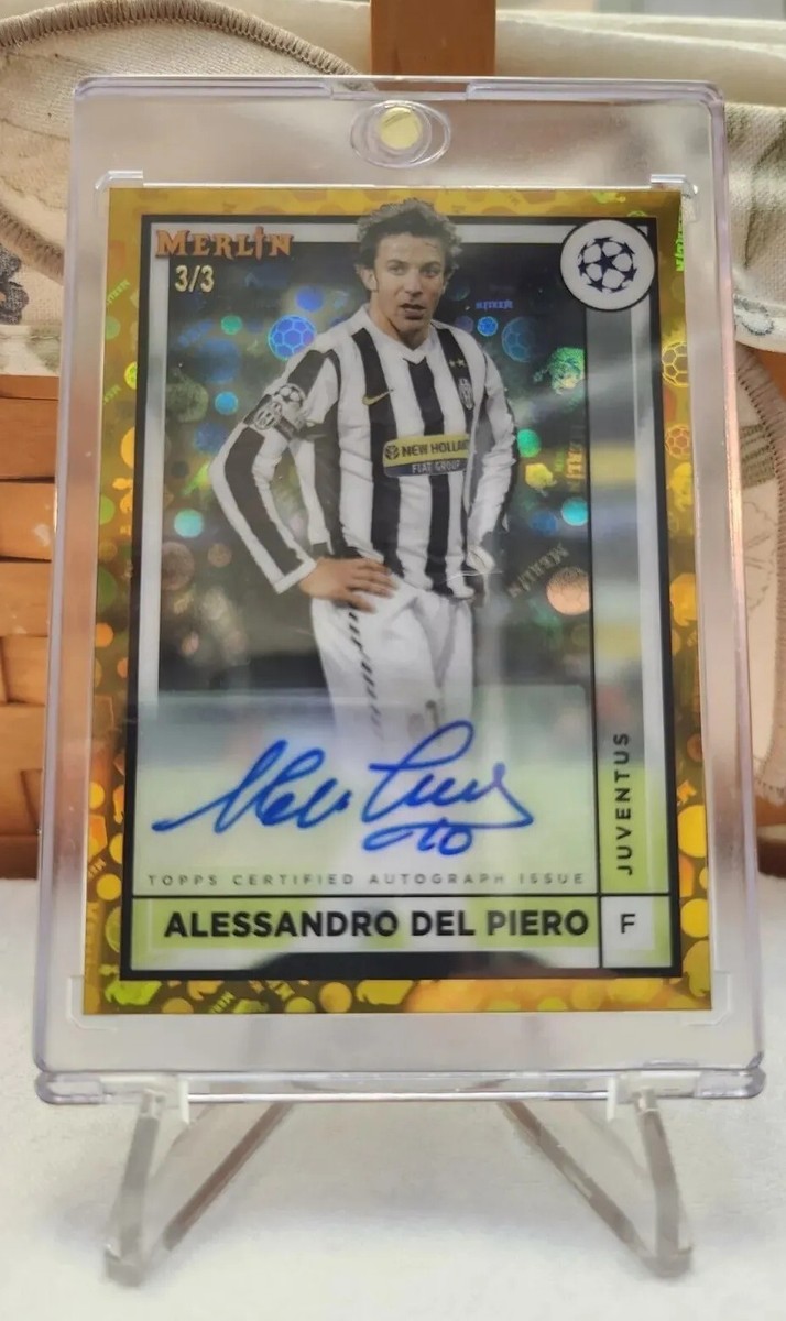 22-23 Topps Merlin  DEL PIERO 直筆サイン　75シリ 世界75枚！22-23 Topps Merlin DEL PIERO 直筆サイン 22-23