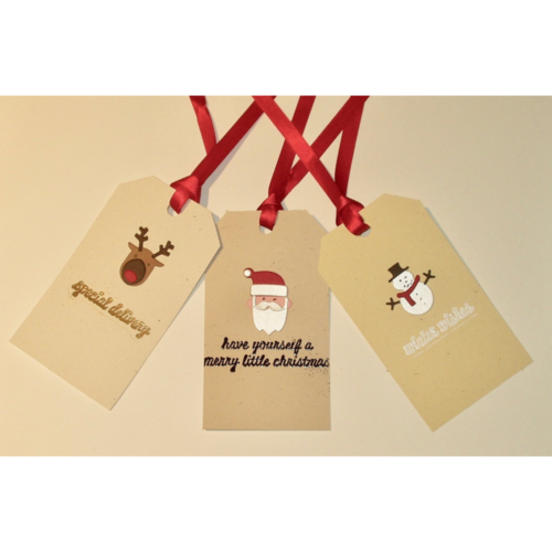 Tim Holtz Christmas Dies, Santa, Snowman, Reindeer, Noel Embossing Folder 663112 - Picture 4 of 9