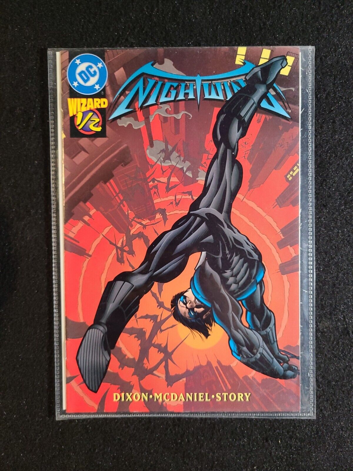 Nightwing #1/2 Wizard The Guide To Comics #77 1997 DC Mail Away Exclusive W COA 