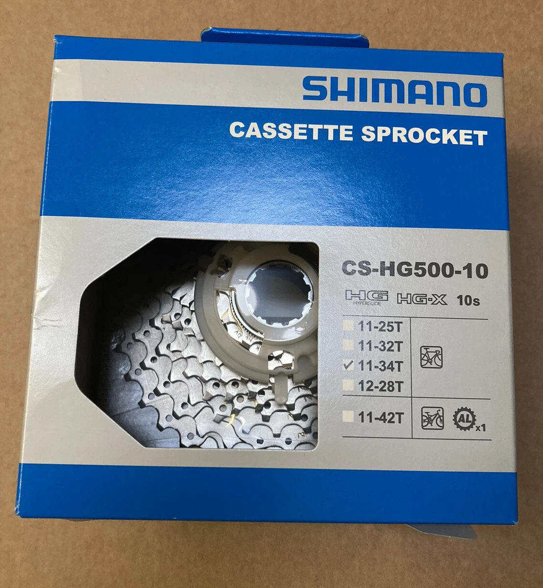 shimano HG500 Tiagra 10 speed 11 34 tooth cassette eBay