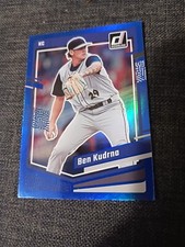 2023 Donruss Baseball Base Holo Blue #132 Ben Kudrna - Kansas City Royals