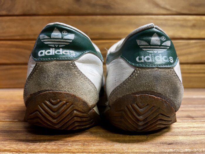 Vintage 70's adidas Country White Green Made in France Vintage 70's adidas Country White Green Made in France