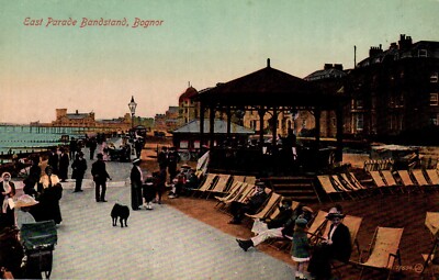 East Parade Bandstand Bognor England Postcard