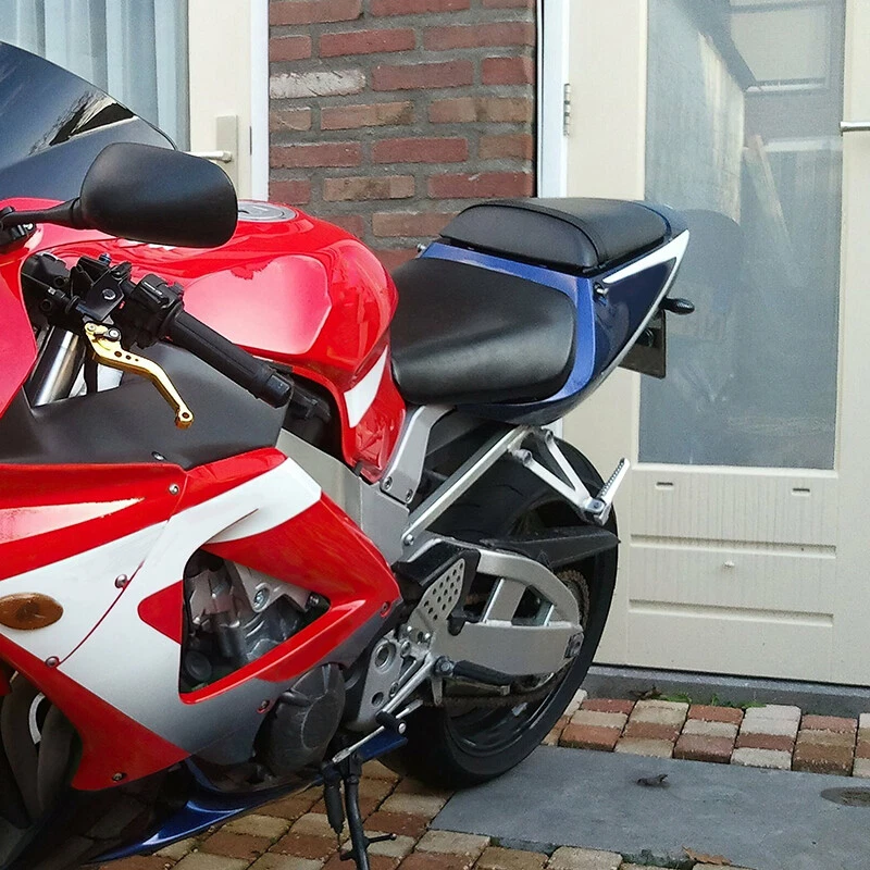 Asiento de pasajero trasero negro apto para Honda CBR929RR CBR 929RR CBR 929 RR 2000-2001 Foto 4 de 4