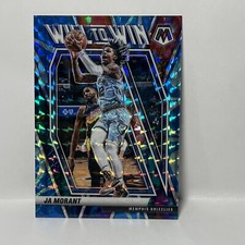 2021 Mosaic  Ja Morant Will To Win Blue Reactive Prizm Card #’d 24/99 !!!