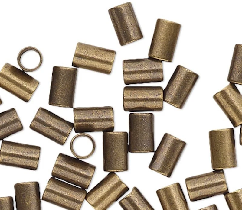 Brass on sale crimp beads