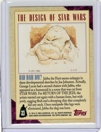 1993 Star Wars Galaxy The Design of Star Wars Bad Hair Day? #33 - Picture 2 of 2