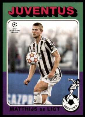 2022 Topps UEFA Champions League Matthijs de Ligt Juventus