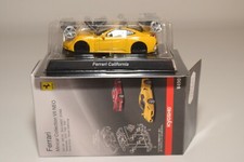 V 1:64 230 KYOSHO COLLECTION 7 NEO FERRARI CALIFORNIA JAUNE COMME NEUF EN BOÎTE
