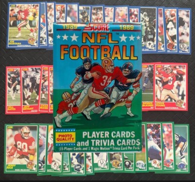 1989 SCORE NFL FOOTBALL Trading Cards Complete Your Set U Pick BARRY SANDERS 1/2