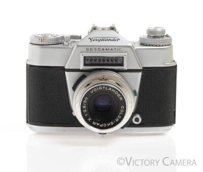 Voigtlander Bessamatic SLR Camera w/ Color-Skopar 50mm f2.8 Lens