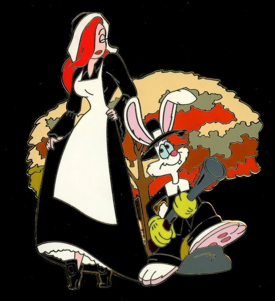 DisneyShopping Roger Jessica Rabbit Pilgrims LE Disney Pin 58186 | eBay
