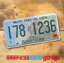 USA Nummernschild/Kennzeichen/license plate * New Hampshire Live free or die *