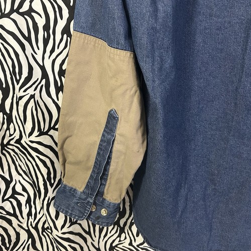 Columbia Sportswear Medium Denim Langarm Hemd mit Knöpfen Schießen Outdoor Jagd - Bild 12 von 18