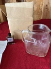 Vintage GLASS VANISHING MILK PITCHER Leprechaun Stage Magic Trick