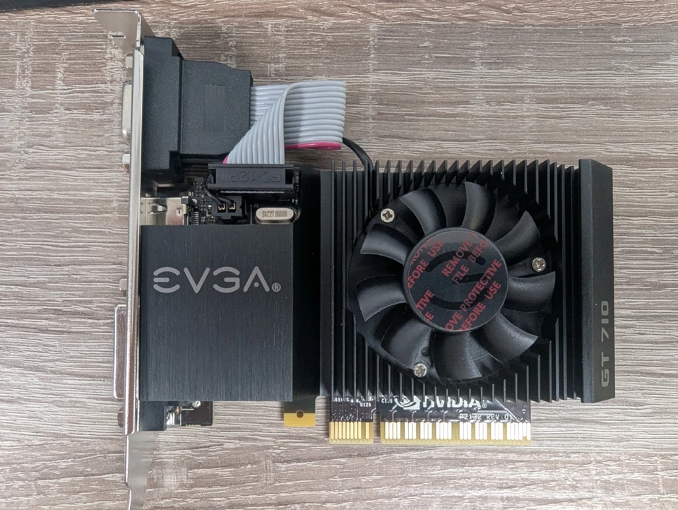 EVGA GeForce GT 710 2GB (Single Slot, Low Profile) Graphics Card 02G-P3-2713-KR - Image 2 of 4