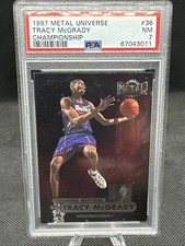 Tracy McGrady #36 Prices [Rookie] | 1997 Metal Universe