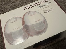 Momcozy Breast Pump Hands-Free Mobile Style M6 Wearable Breastfeeding Pump Pink
