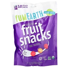 Gluten Free Fruit Snacks, Favorites, 10 Snack Packs, 0.7 oz (19.8 g) Each