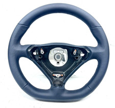 T96 Smaller Thicker Metropole Blue Napa Leather Steering Wheel Porsche 996 986