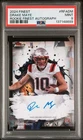 2024 Topps Finest - Rookie Finest Autographs Drake Maye #RFA-DM (AU, RC) PSA 9