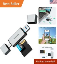 Durable USB 3.0 MicroSD Card Reader - High-Speed Data Transfer for All Devices