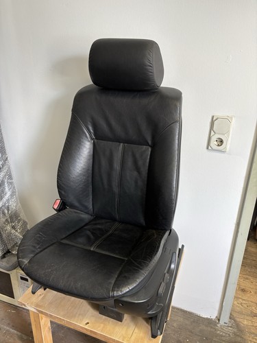 2 Ledersitze BMW E39 5er Elektrisch Verstellbar Fahrer Und Beifahrer-Komfortsitz