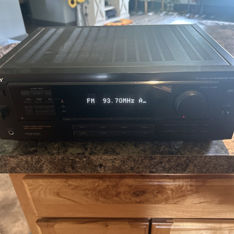 Sony STR-D350Z 5 Ch AV Surround Sound Receiver Stereo System No Remote Tested