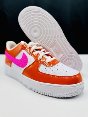 Nike Air Force 1 LV8 1 (GS) Sneakers Red/Pink FD1031-600 Youth 7 /Womens 8 New!!