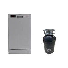 Equator 18 in Dishwasher 10 place QUIET 110V E-Star ADA+3/4 HP Garbage Disposer