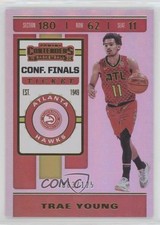 2019-20 Panini Contenders Conference Finals Ticket 63/125 Trae Young #1 03ns