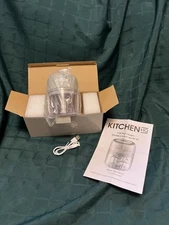 Kitchen HQ USB Mini Chopper, Rechargeabl, & Portable. Grey Or White